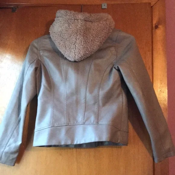 CoffeeShop girls leather like jacket - Picture 2 of 3